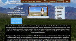 Desktop Screenshot of lonestarinvestment.net